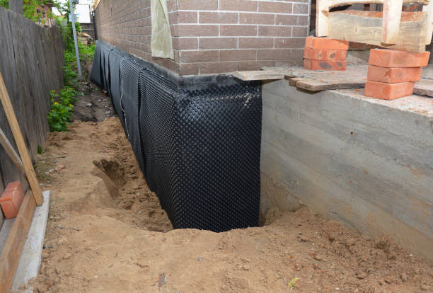 SJ Waterproofing Pros technician performing targeted Crawl Space Encapsulation assessment in Clarksville, VA
